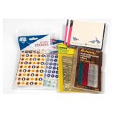 Dennison & Avery Self-Adhesive Sticker Lot
