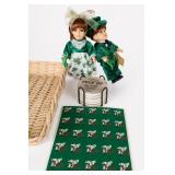 Irish-Themed Dolls, Basket, Coasters & 7UP Sign