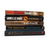 Five Hardcover Novels: Burke, Grisham & McNaught