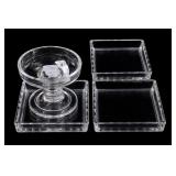 Pedestal Crystal Candleholder