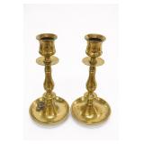 Pair of Brass Candlestick Holders