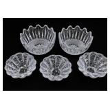 Godinger Dublin Crystal 5-Piece Serving Bowl Set