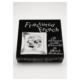 Fractured French 24-Pc Aluminum Foil Coasters