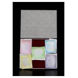 Iridescent Enameled Dish Set With Presentation Box