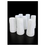 Indiana Glass Harvest Grape Milk Glass 8pc Set
