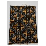 African Bogolan Mud Cloth Textile Wall Hanging