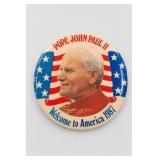Pope John Paul II 1987 Welcome To America Pin