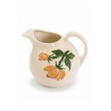 Vintage Fresh Fruit Ceramic Pitcher