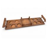 Vintage Wooden Drink Server