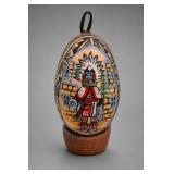 Talavai Morning Kachina Hand-Painted Egg