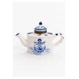 Blue Delft-Style Teapot Trinket Box