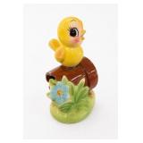 Norcrest Yellow Chick Coin Bank, Made In Japan