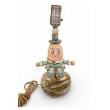 Humpty Dumpty Wooden Figure Lamp