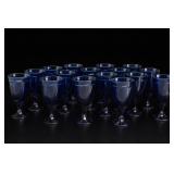 Noritake Sweet Swirl Blue Goblet Set, 15