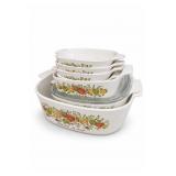 Corning Ware Spice Of Life Dish Set