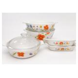 Oven Proof Japan Floral Ovenware Set