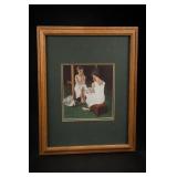 Framed Artwork Lot With Norman Rockwell Print