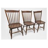 3Pc Hitchcock Windsor Chair Set