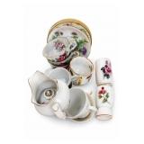 Royal Sealy Moss Rose China Tableware Lot