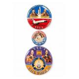 NASA Columbia STS-1 Apollo XI STS-3 Pinback Set