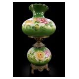 Hand-Painted Floral Gone With The Wind Lamp
