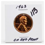 1963 Lincoln Memorial Cent, Proof