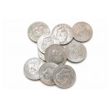 Lot of 10 Mixed Ike Dollars