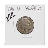1916-D Buffalo Nickel