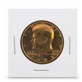 1982 Kennedy Half Dollar, Gold Plated