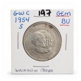1954-S Washington Carver Half Dollar GEM BU