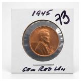 1945 Lincoln Wheat Cent, UNC