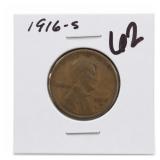 1916-S Lincoln Wheat Cent