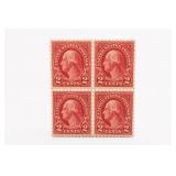 1926 US #634 Washington 2 Cents Mint NH Block of 4