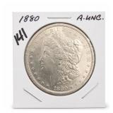 1880 Morgan Dollar, A.UNC., Silver