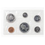 1963 Canada Proof Set, Six Coins