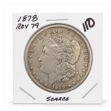 1878 Rev 79 Morgan Dollar, Silver