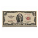 1953-C Red Seal Two Dollar Note