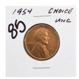 1954 Lincoln Wheat Cent, Choice UNC