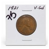 1921 Lincoln Wheat Cent