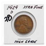 1929-D Lincoln Wheat Cent, Fine