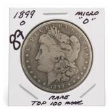 1899-O Morgan Dollar, Silver Micro O
