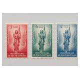 Philippines #500-502 1946 First Republic Issue Set