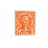 1927 U.S. #641 9-Cent Jefferson Postage Stamp