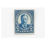 1927 Roosevelt Issue 5-Cent Postage Stamp