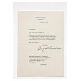 Dwight Eisenhower Signed White House Letter 1960