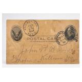 1907 McKinley Postal Card, Texas Cancels