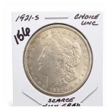1921-S Morgan Dollar, Choice UNC, Silver
