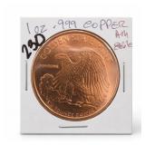 Golden State Mint 1 Oz .999 Copper Round