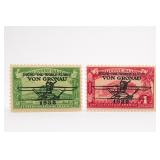 1932 Von Gronau Philippines Airmail Pair