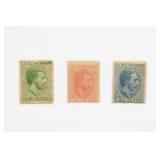 Philippines Filipas-Impresos 3-Stamp Lot 1886-89